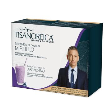 Tisanoreica Bevanda al gusto Mirtilli (4x28g)