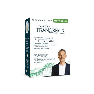 Bevanda al gusto di Cheesecake Tisanoreica Metabolic (4 PAT x 27g)