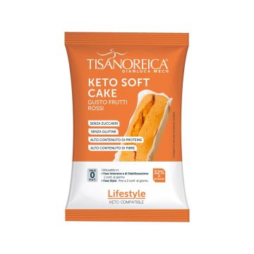 Keto Soft Cake gusto frutti rossi Tisanoreica Lifestyle (30gr)